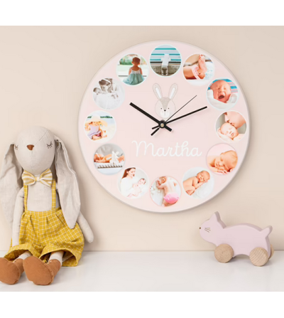 Horloge murale personnalisée