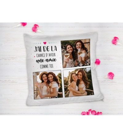 Coussin personnalisé microfibre